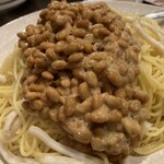 おかん家 - 納豆スパゲティ
