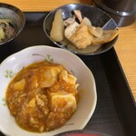 ふるさと - 麻婆豆腐と煮物