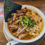 ラーメン男寿狼 ルート13 - 親鳥チャーシューメン