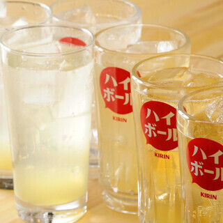 [Exceptional] Happy hour where you can drink sour & highball for 88 yen per cup