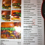 ムースヒルズバーガー - メニュー