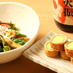 高知 アテと酒 ほたえる - 高知野菜サラダ 高知名物ちくきゅう