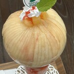 フルーツすぎ - 桃まるごとパフェ(浅間白桃) 2,800円