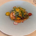 ショコラ・ノア - サーモンのマリネ（前菜）♪