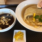 めん処 きよ洲 - 昆布水つけ麺1000円税込！節の香りがします！