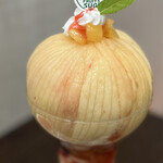 フルーツすぎ - 桃まるごとパフェ(浅間白桃) 2,800円