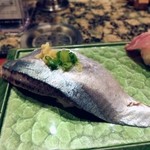 茜屋 すしぎん - さんま。