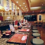 茜屋 すしぎん - 店内。