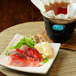 北新地 うえはら - 金目鯛のしゃぶすき紙鍋