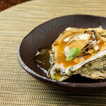 北新地 うえはら - 岩牡蠣の生湯葉銀あんかけ※8月開始コースの一部