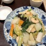 謝朋殿 - 飲茶セット海鮮焼きそば