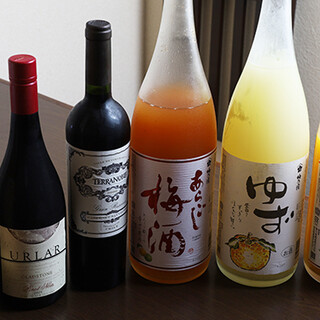 Famous sake carefully selected by a sake sommelier. Prepare wine that goes perfectly with Tempura