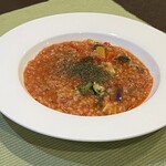 vegetable tomato risotto