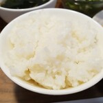 キッチン ブルー グローブ - ご飯大盛りのアップ