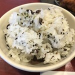 Tonkatsu Tamafuji - 「熟成」ロースカツ定食240g・季節の五穀ご飯・白味噌、みつばなめこ汁（2,250円）