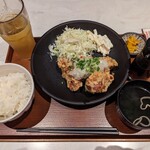 居酒屋 土間土間 - みぞれ唐揚げ定食¥960-