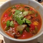 広尾はしづめ - 13.9月上　彩り野菜のトマトスープ麺