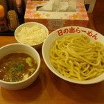 日の出らーめん - つけ麺の大盛り