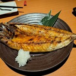 魚民 - 特大鯖の炙り焼き