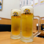 日高屋 - ビール祭開催中、キセキの一杯291円