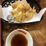 西端夢浪漫 - 頭と足は天ぷらにしてもらいました