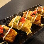 楽っきょ - 料理写真:お好み焼き風たまご焼き550円