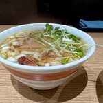 一番だしラーメン しんせん - 特製昆布水つけ麺（白）