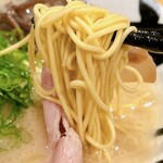 Gashouken Sanno Miyaten - 白賀正の細ストレート麺