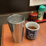 Kishimen Amano - お水とお茶