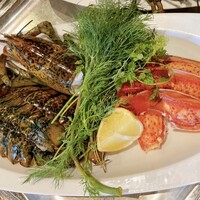 横浜うかい亭 - オマール海老焼前