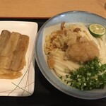 讃岐うどん 條辺 - しょうゆうどん２玉、ごぼう天