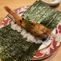 鮨トキドキ串 海老虎 - 海老虎巻き