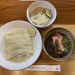 Tsukesoba Jinguuji - 鰹昆布出汁 醤油つけそば（950円＋大盛150円）