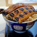 うなぎ 門や - うな丼バカ盛　ご飯大盛