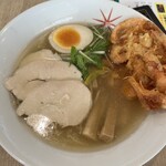 日本橋 麺屋ま石 - 幸海老かき揚げ鯛ラーメン