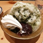 Komeda Kohi Ten - かき氷の宇治抹茶♪