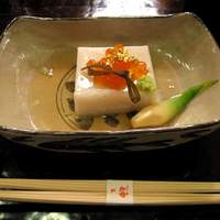 料亭 二蝶 - 先付け　白子豆腐