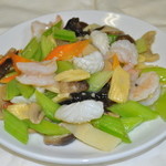 Suiunten - 海鮮と野菜炒め