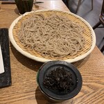 そば道 東京蕎麦style - こちら天才の潮つゆ。昆布だし＋白醤油＋岩海苔。優勝。