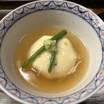 片折 - 鰻の蒲焼きとキクラゲを入れた寄せ豆腐