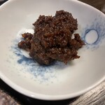 纏 - この肉味噌が美味しい