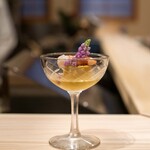 司 - 2023.7 トウモロコシ豆腐 海老 花穂紫蘇