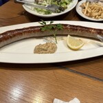 魚介ビストロ sasaya BYO - メガ・ソーセージ（４５ｃｍ・直径2.5cm）