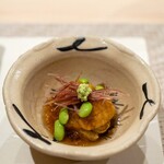 司 - 2023.7 焼き茄子とウニのジュレ寄せ