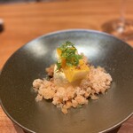 luogo - パッションフルーツのパンナコッタ　マンゴー　ミントとグレープフルーツのグラニテ