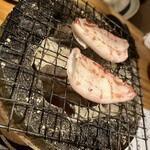 酒場 たかや - イカは、ツケダレを3回くらい潜らせてネチネチ焼いてね