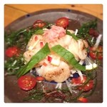 本家 しゃもじ屋 - ホタテのカルパッチョ♪(´ε｀ )
      おいしい( ^ω^ )♡