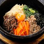 stone grilled bibimbap