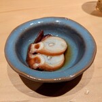 鮨トキドキ串 海老虎 - 水だこのうま煮