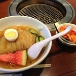 焼肉・冷麺 三千里 雫石店 - 盛岡冷麺(\700)